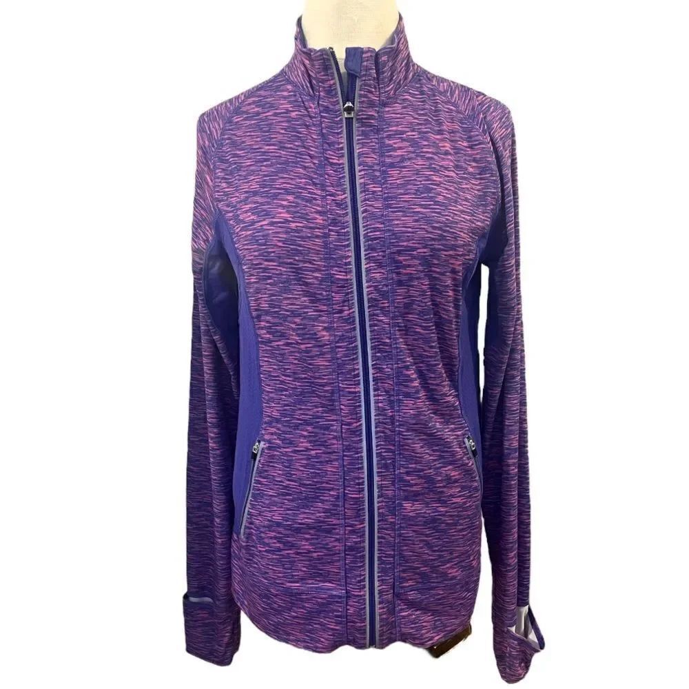 REVA Wear Full Zip Jacket Purple & Pink Women’s Size Large